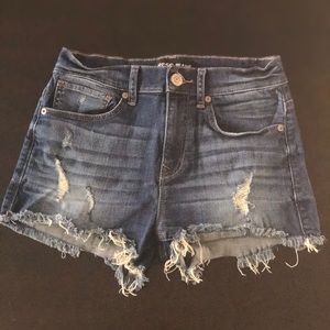 Denim shorts
